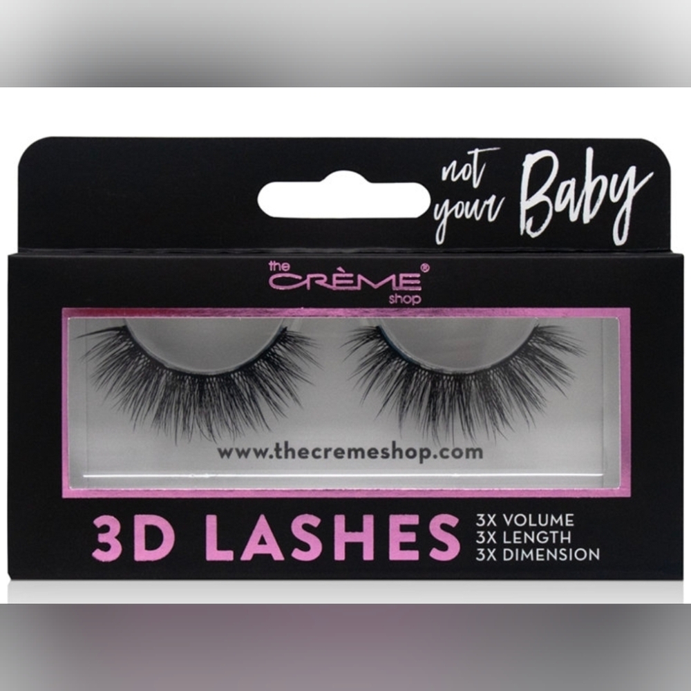 The Crème Shop Not Your Baby 3D Lashes – Baby Style, NIB